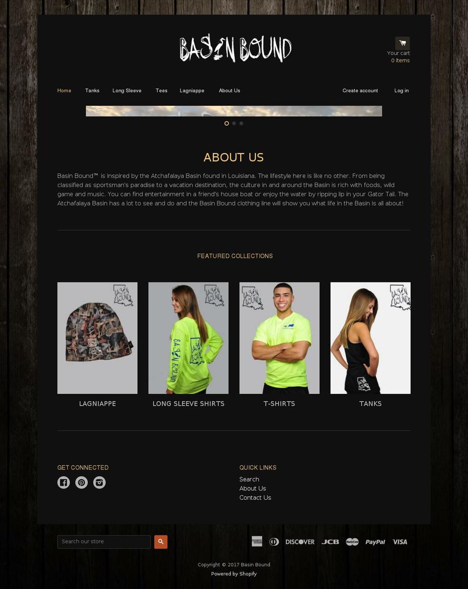 basinboundla.com shopify website screenshot