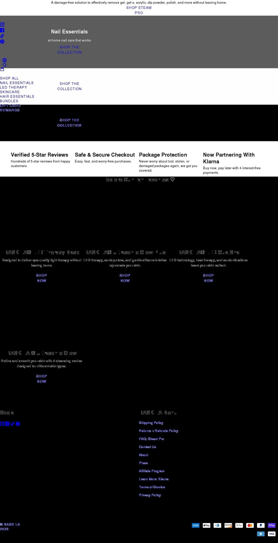 bask-la.com shopify website screenshot