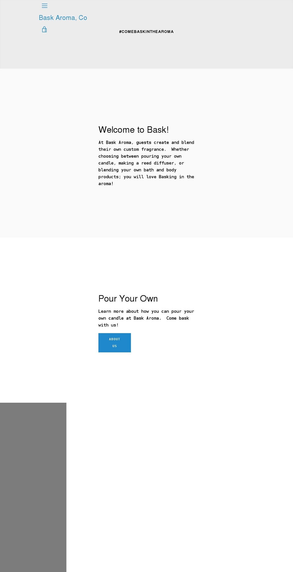 baskaromaco.com shopify website screenshot