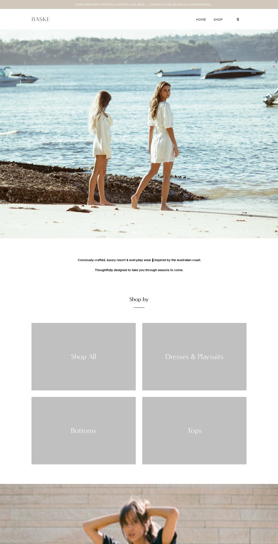 baskelabel.com shopify website screenshot