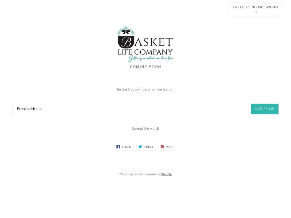 basketlifeco.com — Shopify storefront screenshot