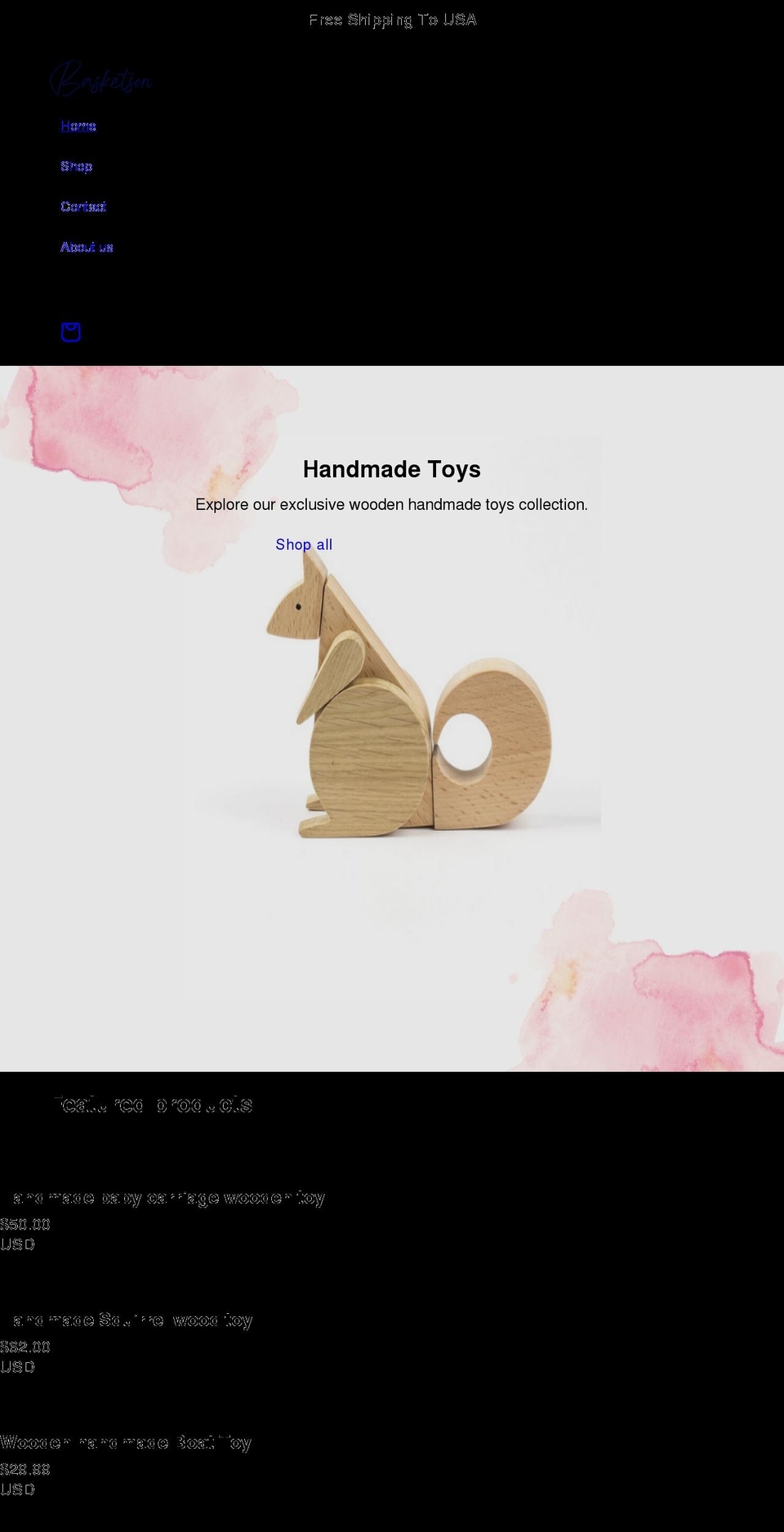 basketson.com shopify website screenshot