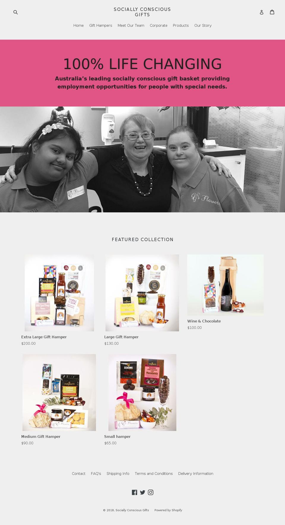 basketswithapurpose.com — Shopify storefront screenshot