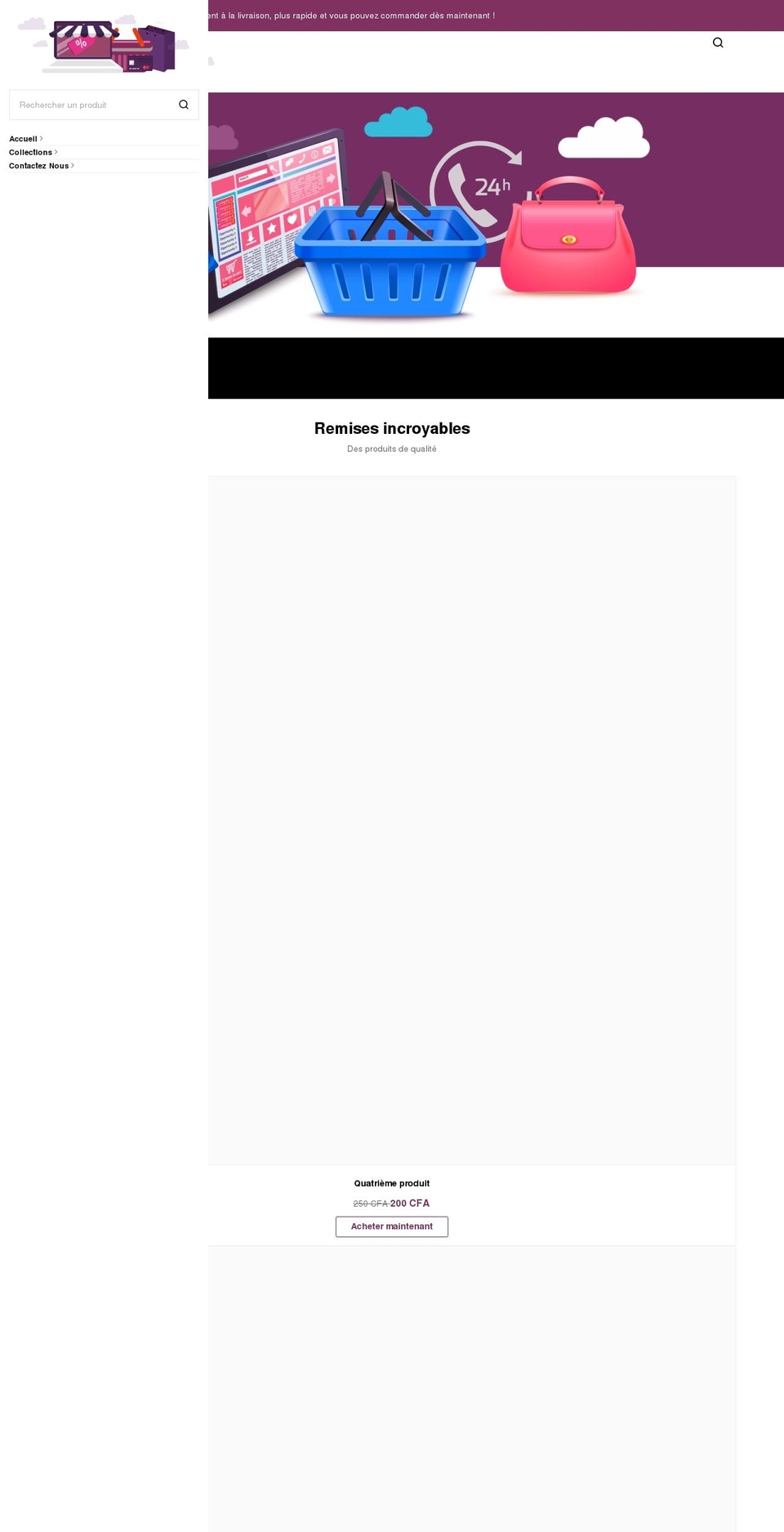 basprixshop.com — Shopify storefront screenshot