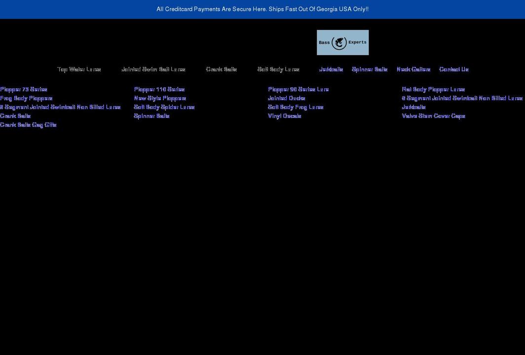bassexperts.com shopify website screenshot
