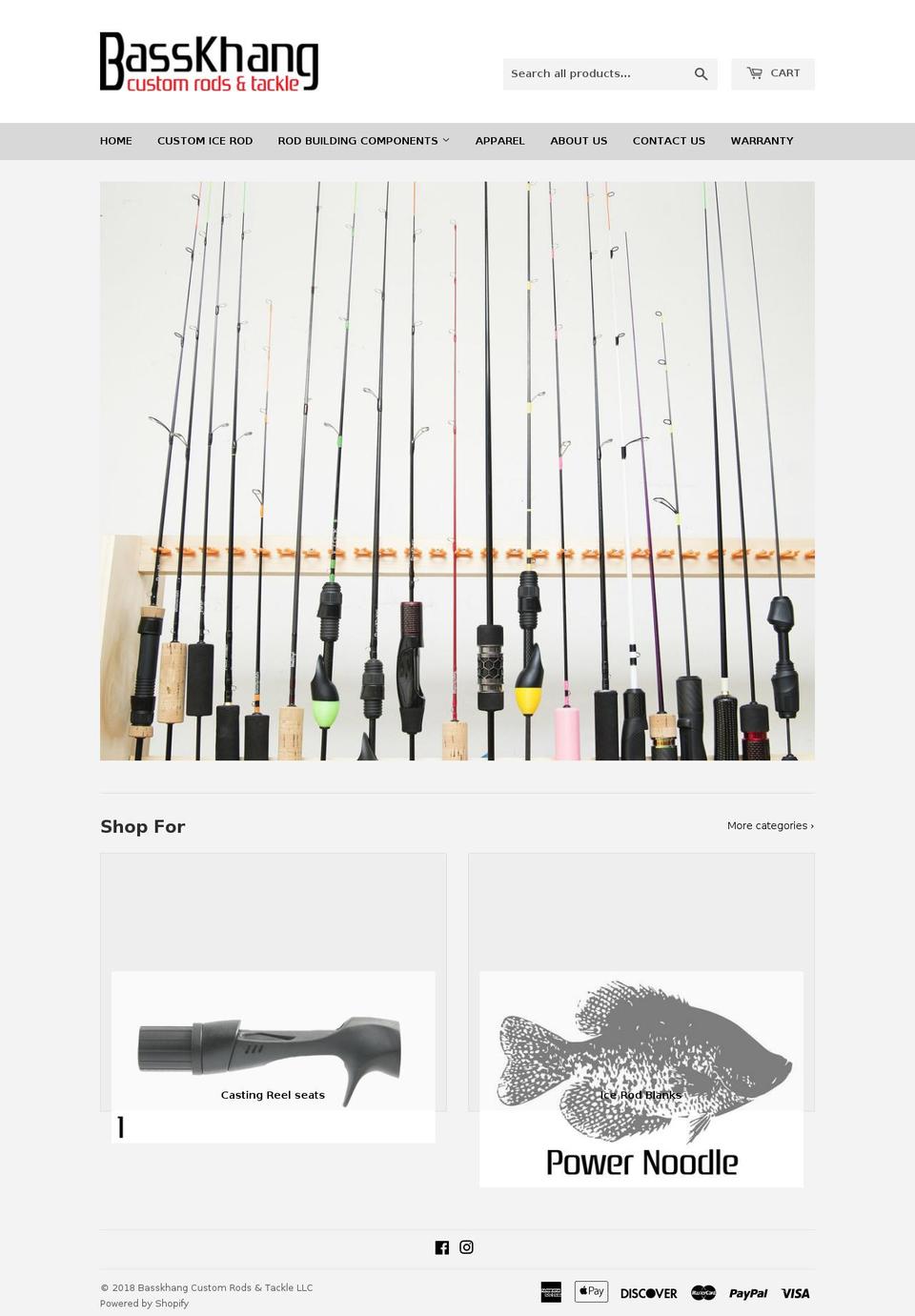 basskhang.com shopify website screenshot