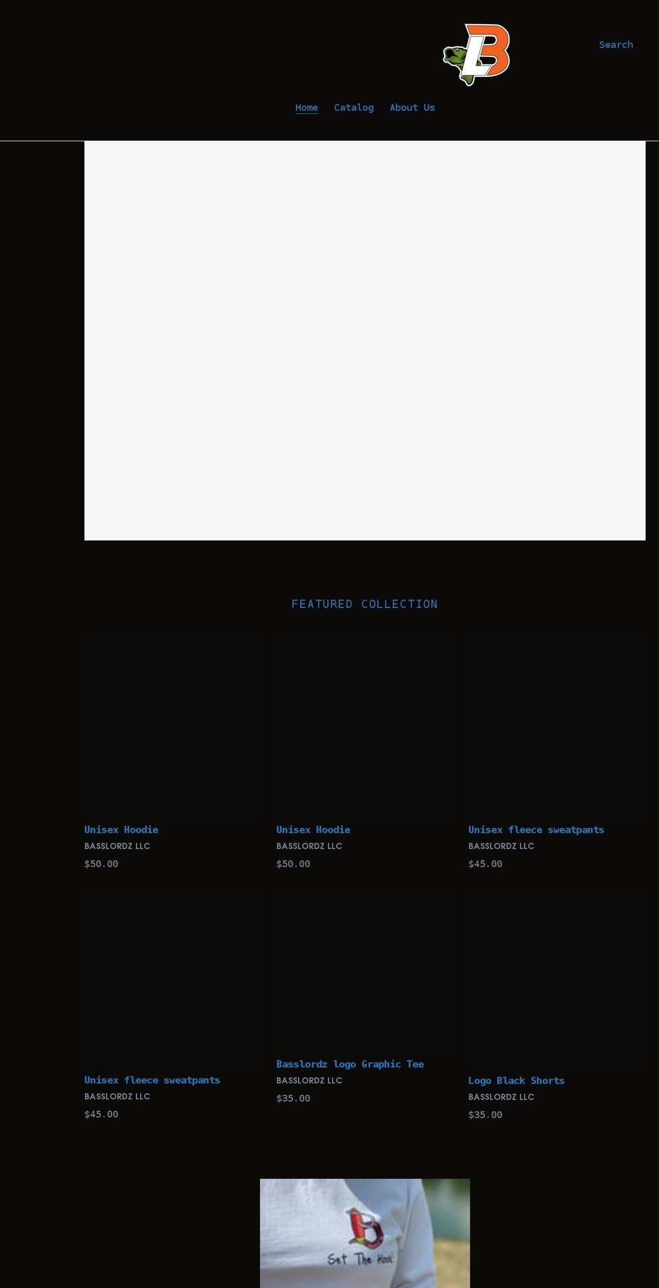 basslordz.com shopify website screenshot