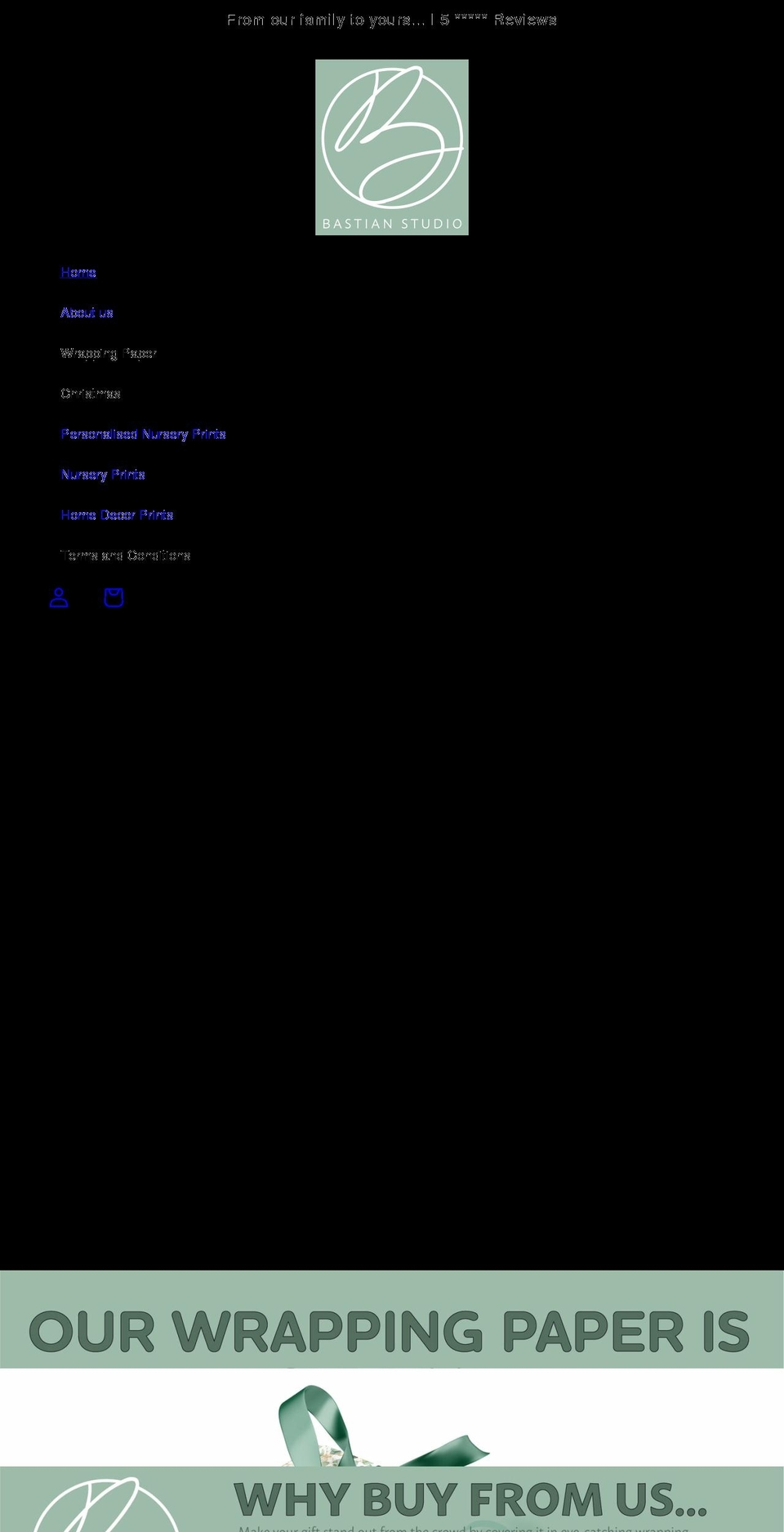 bastianstudio.com shopify website screenshot