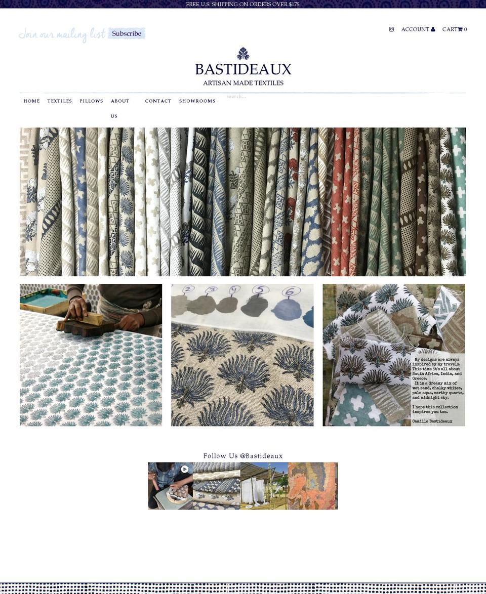 bastideaux.com shopify website screenshot
