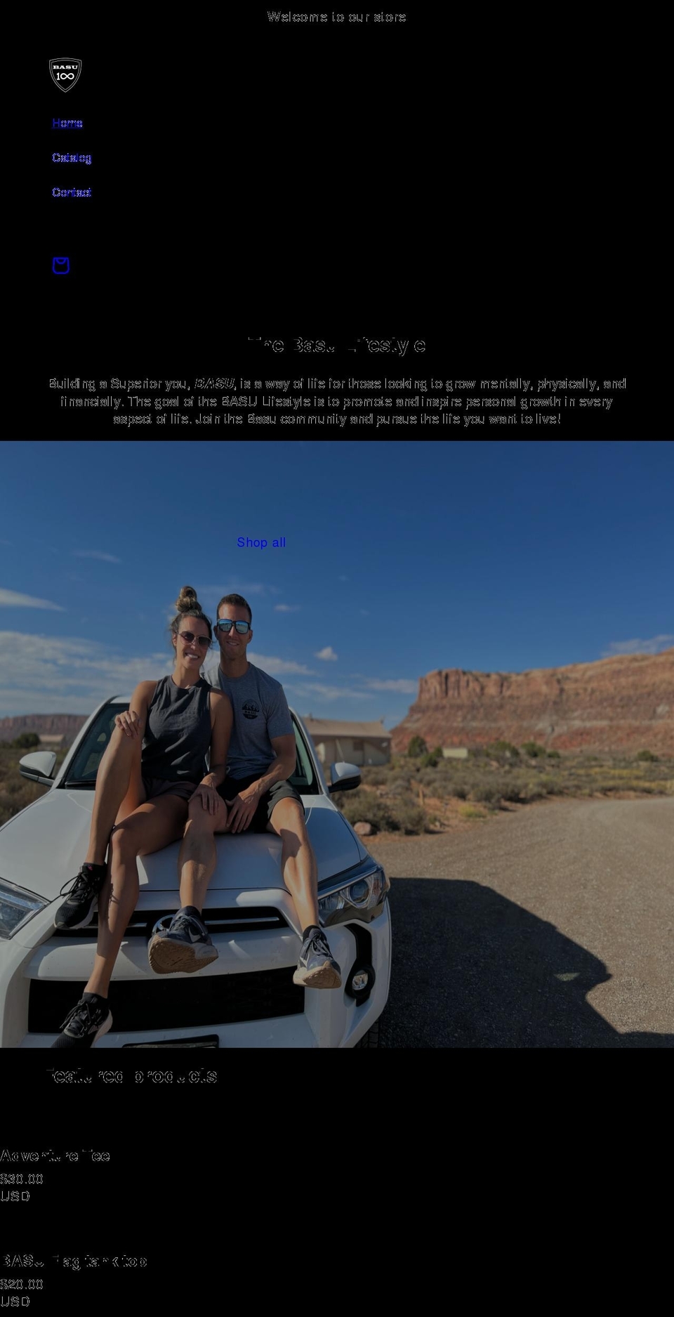 basulifestyle.com shopify website screenshot
