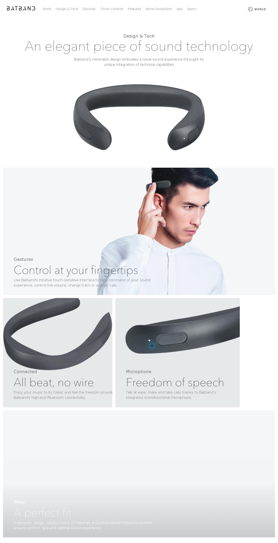 bat-band.com shopify website screenshot