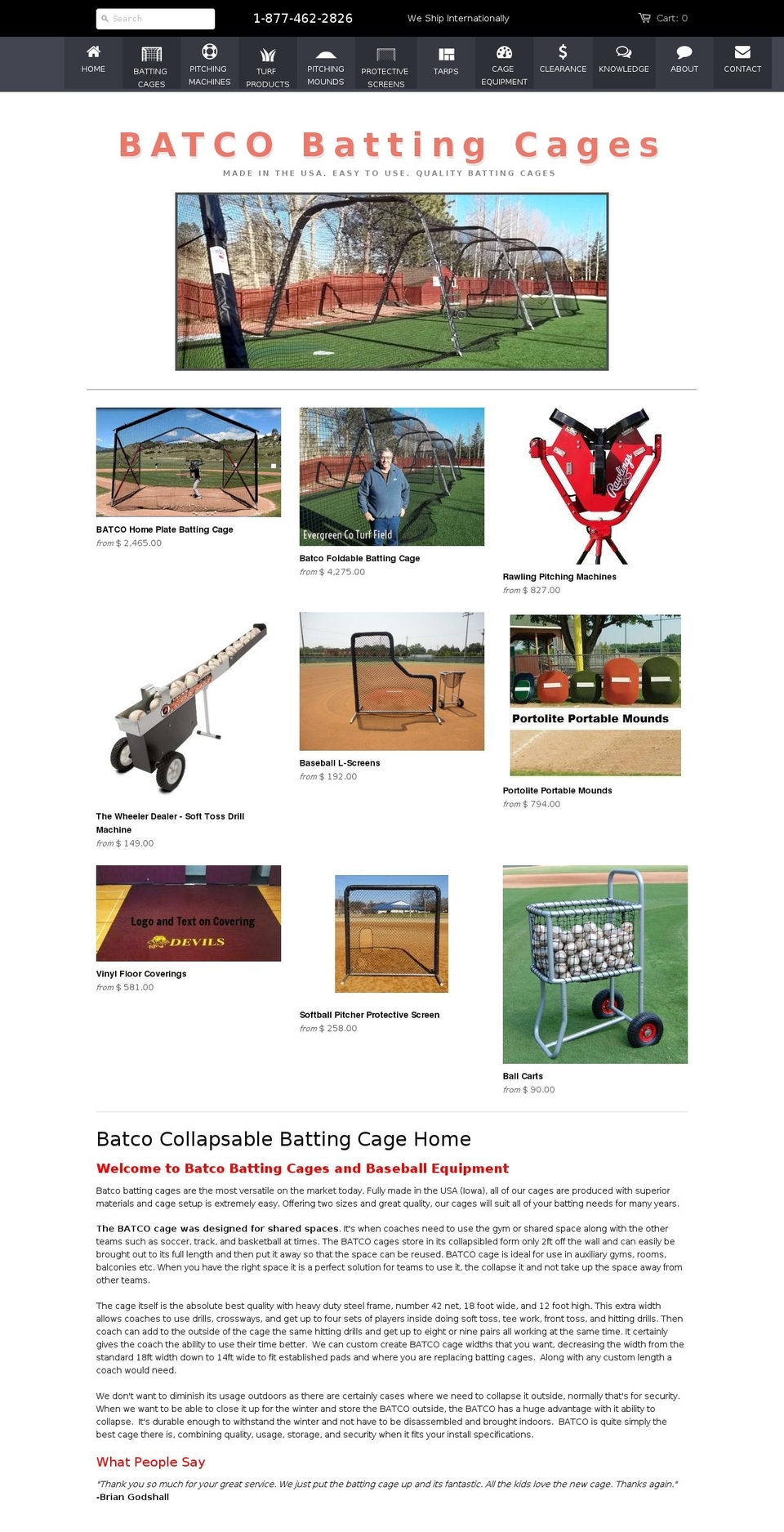 bat-co.com shopify website screenshot