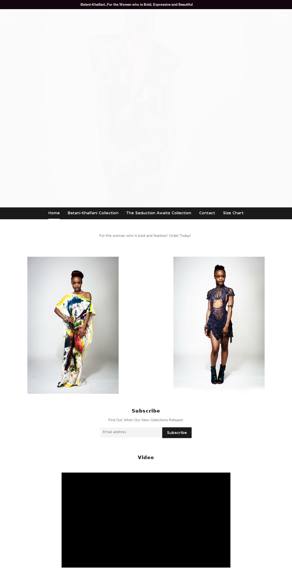 batanikhalfani.com shopify website screenshot