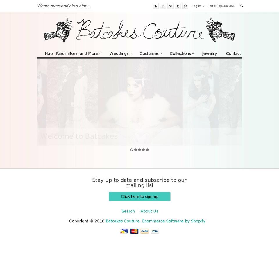 batcakes.com shopify website screenshot