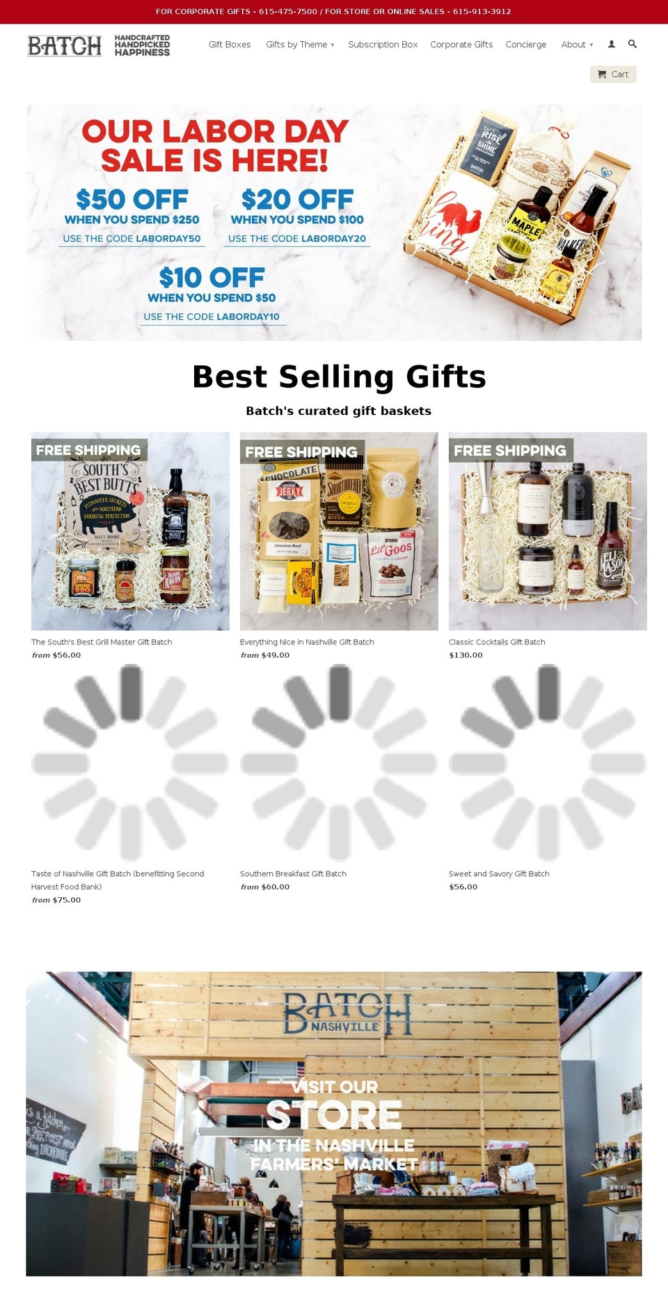 batchatlanta.com shopify website screenshot