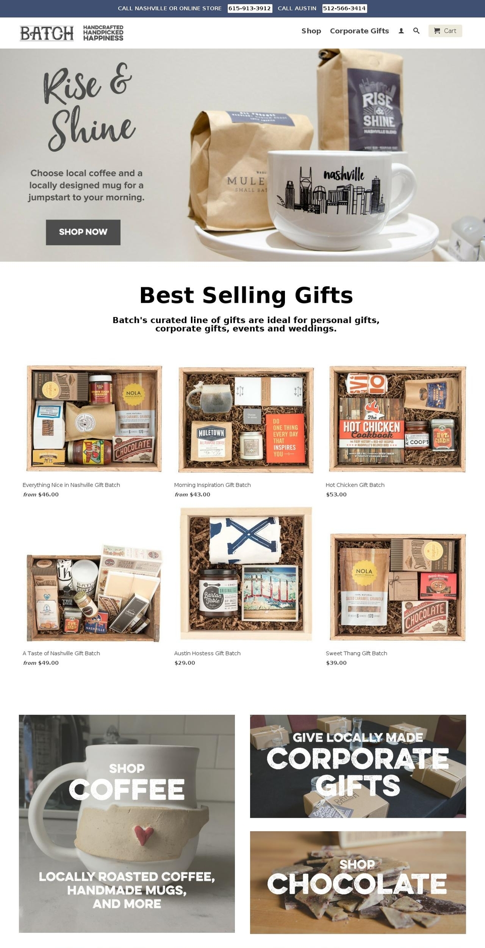 batchcharleston.com shopify website screenshot