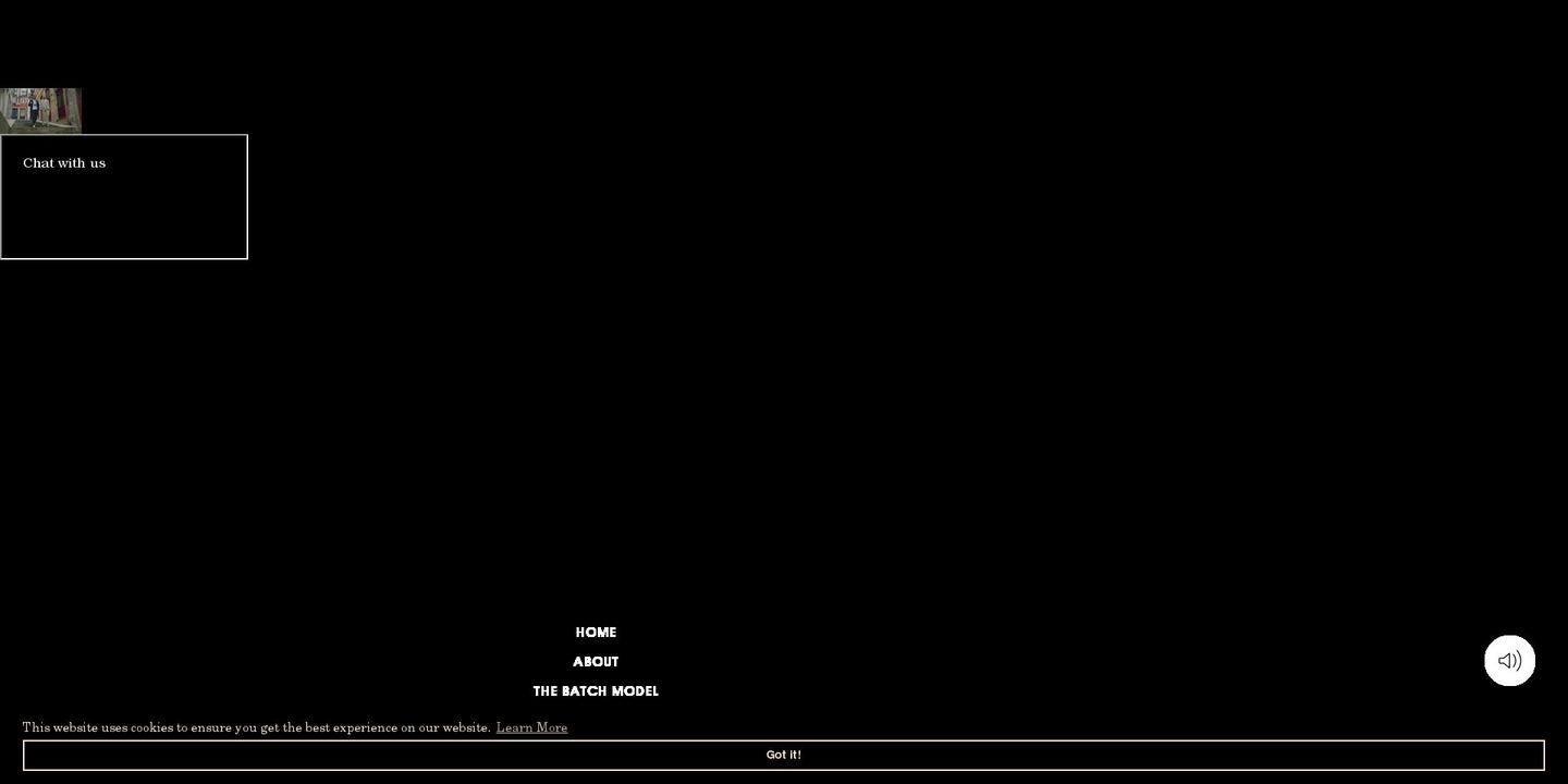 batchldn.com shopify website screenshot