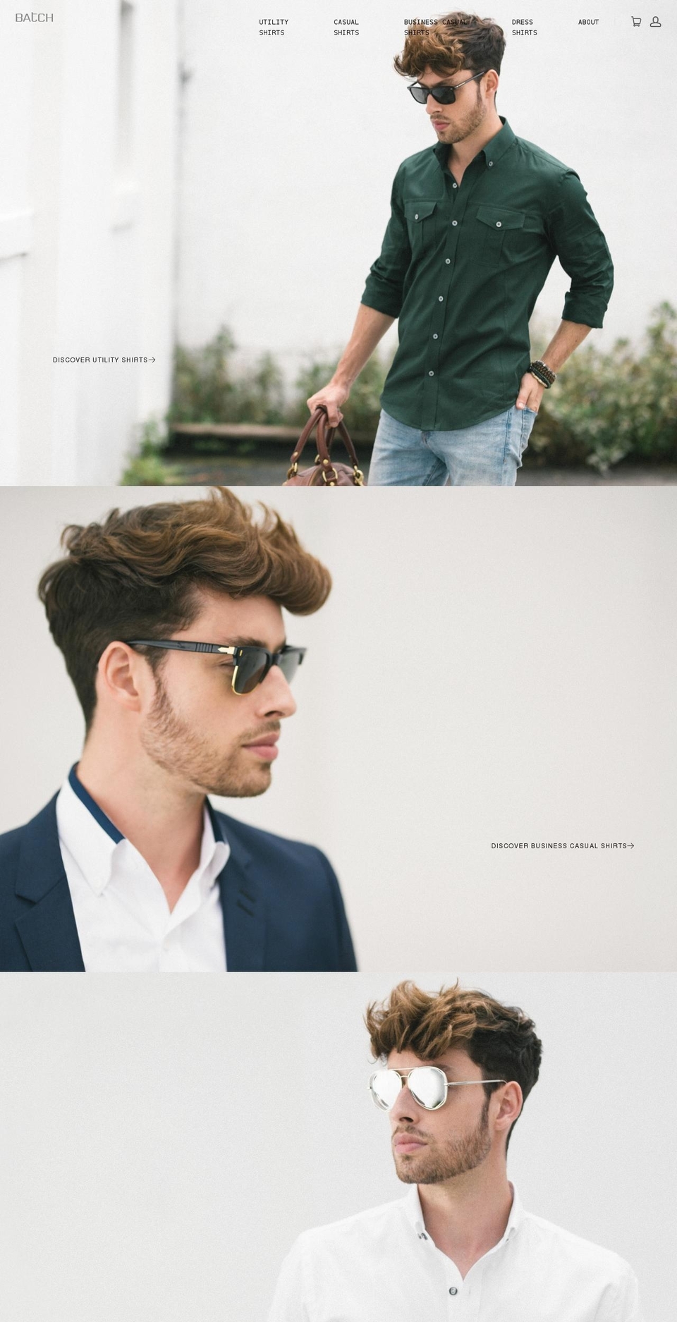 batchshirts.com shopify website screenshot