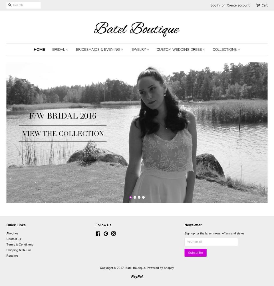 batelboutique.com shopify website screenshot