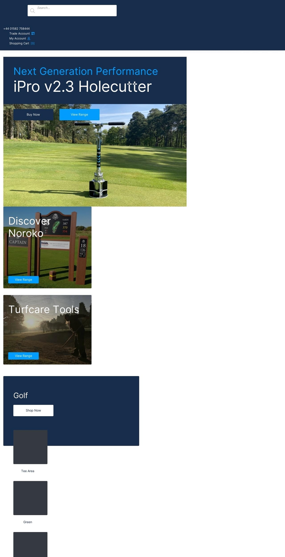 batgolf.com — Shopify storefront screenshot