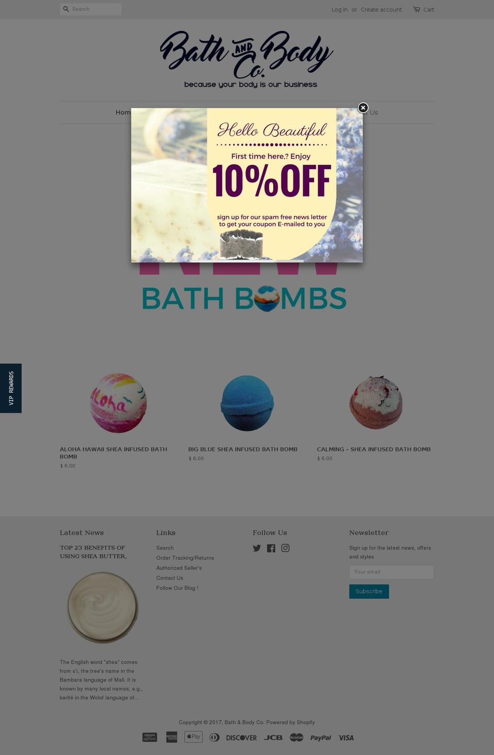 bathandbodyco.com shopify website screenshot