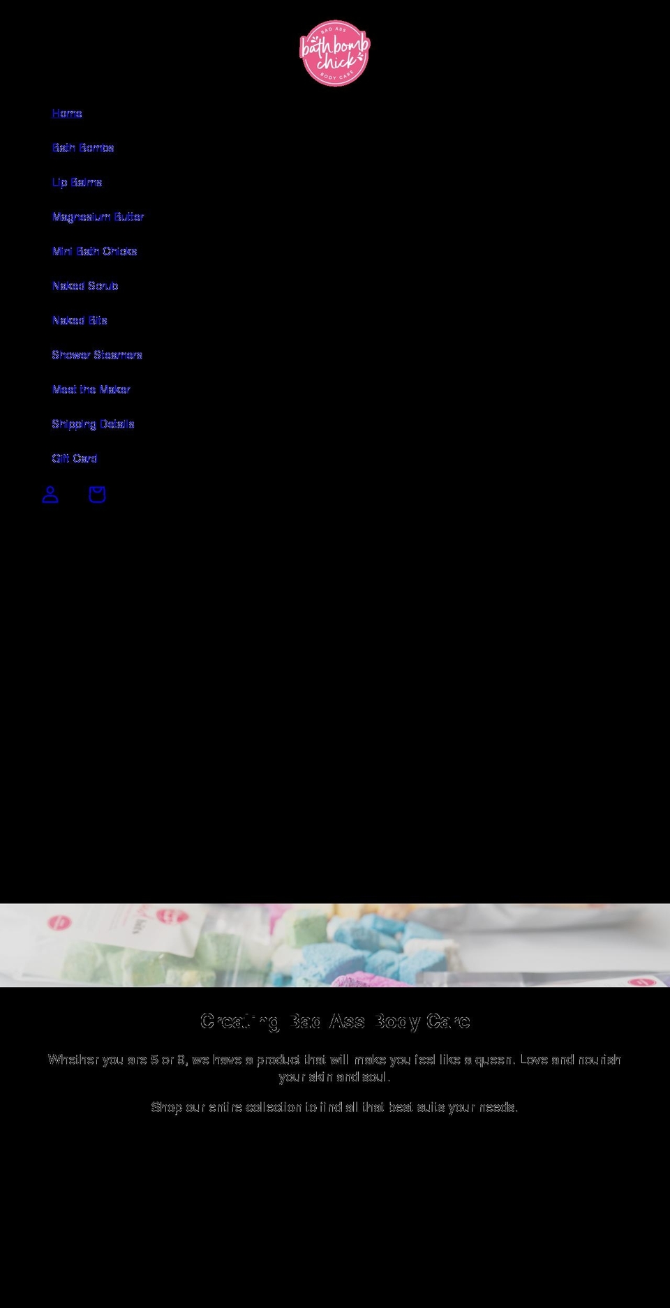 bathbombchick.ca shopify website screenshot