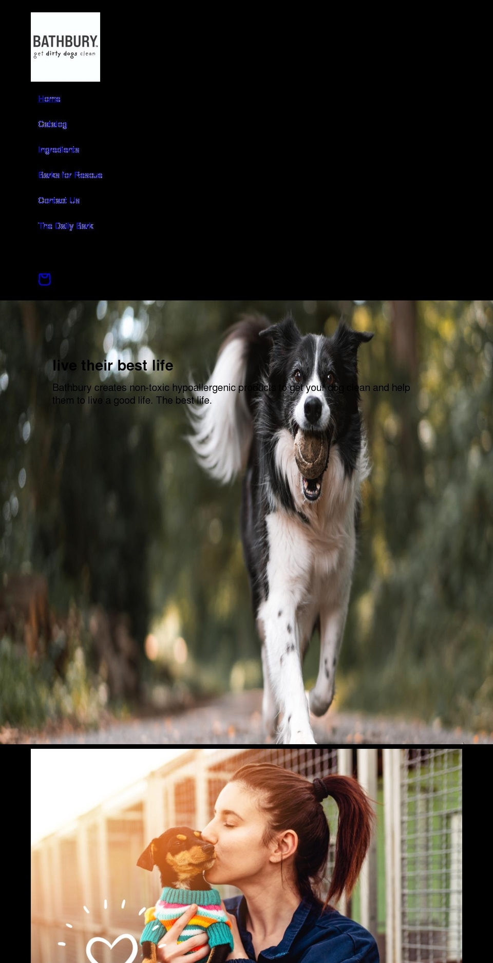 bathbury.com shopify website screenshot