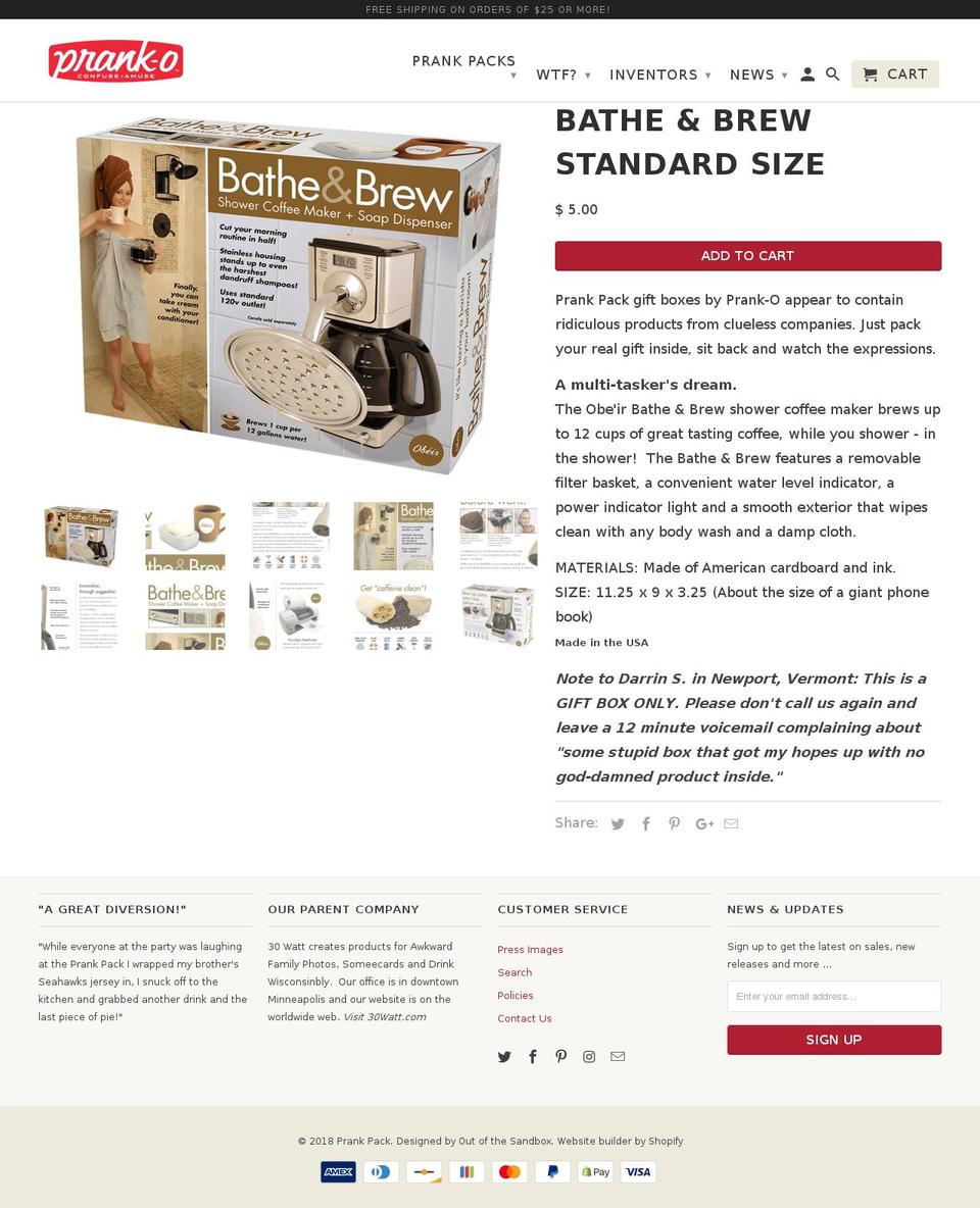 bathenbrew.com — Shopify storefront screenshot