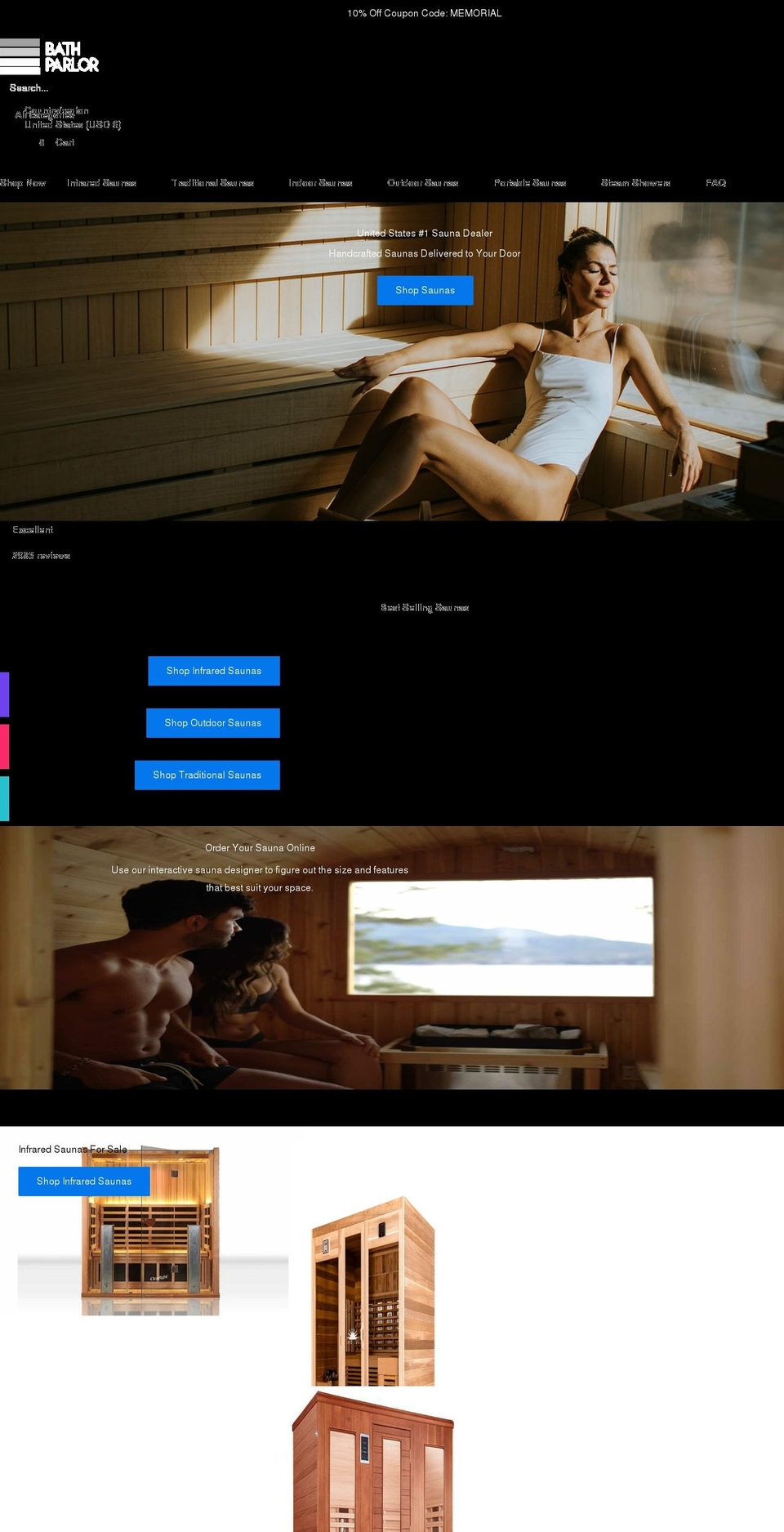 bathparlor.com — Shopify storefront screenshot