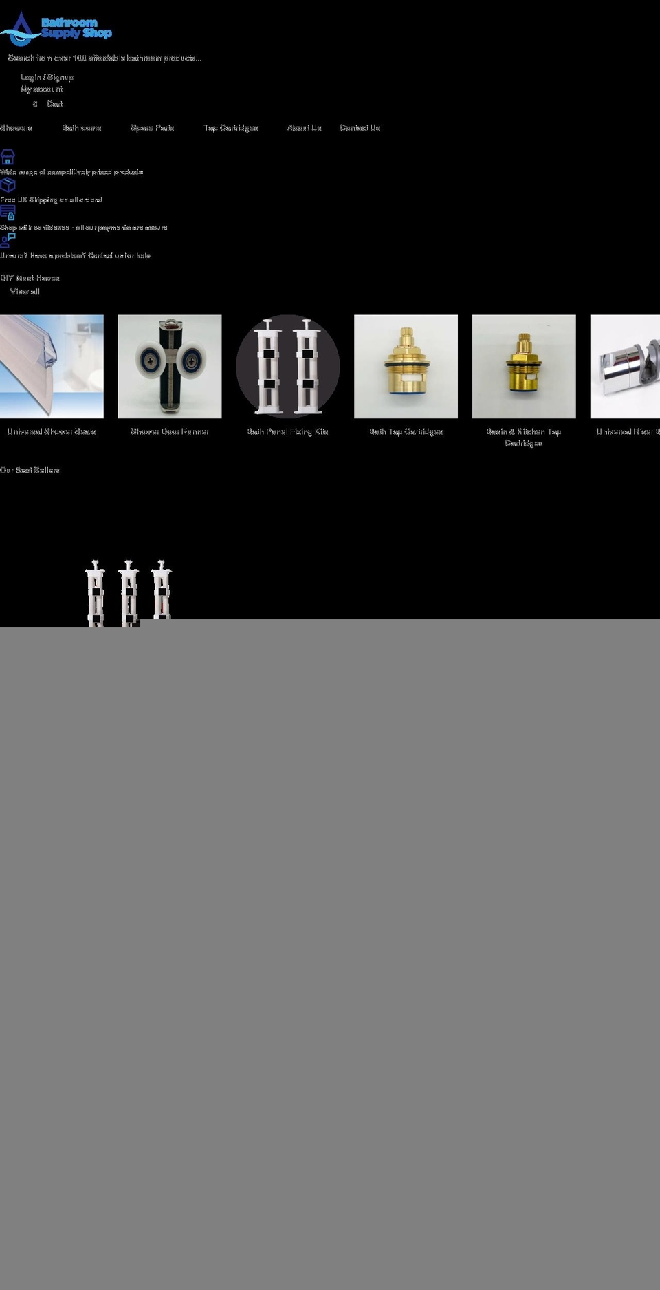 bathroomsupplyshop.co.uk shopify website screenshot