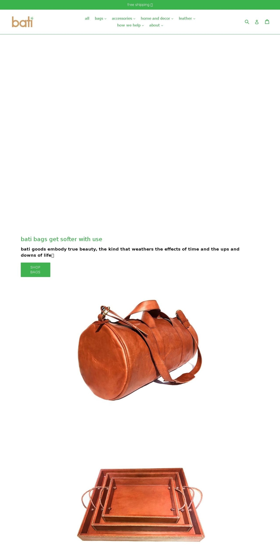batigoods.com shopify website screenshot