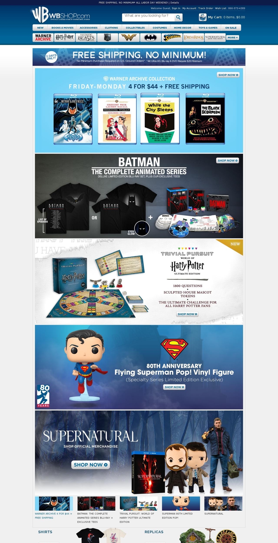 batmanv.net shopify website screenshot