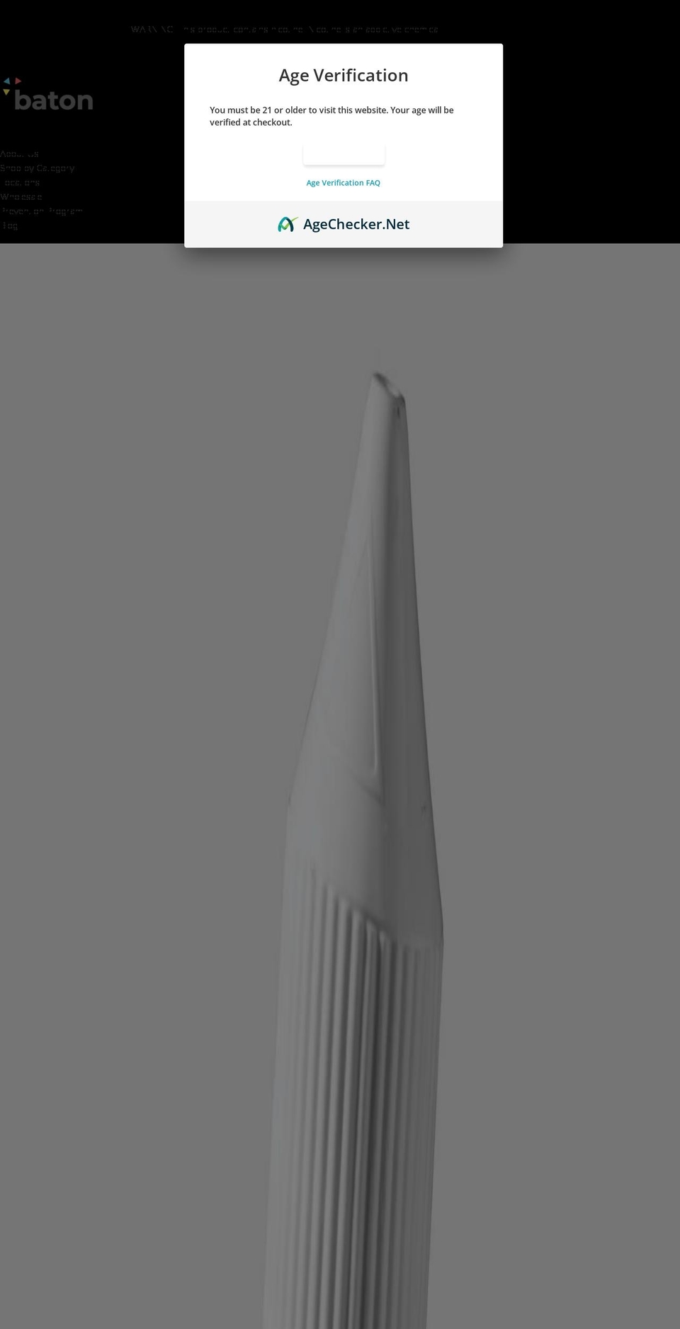 baton-vape.myshopify.com — Shopify storefront screenshot