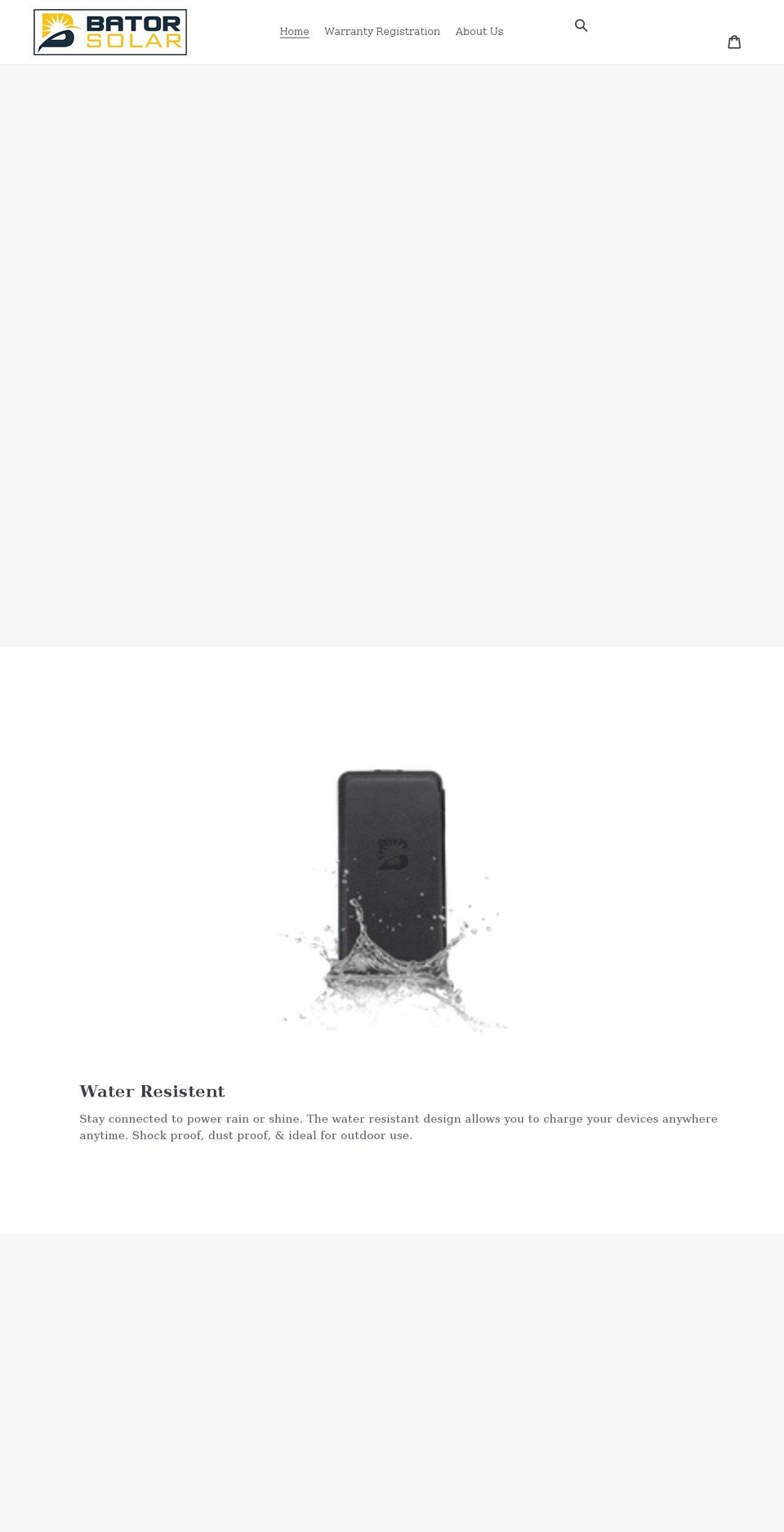 batorsolar.com shopify website screenshot