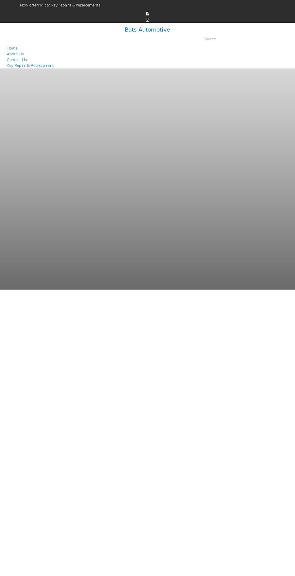 batsautomotive.com shopify website screenshot