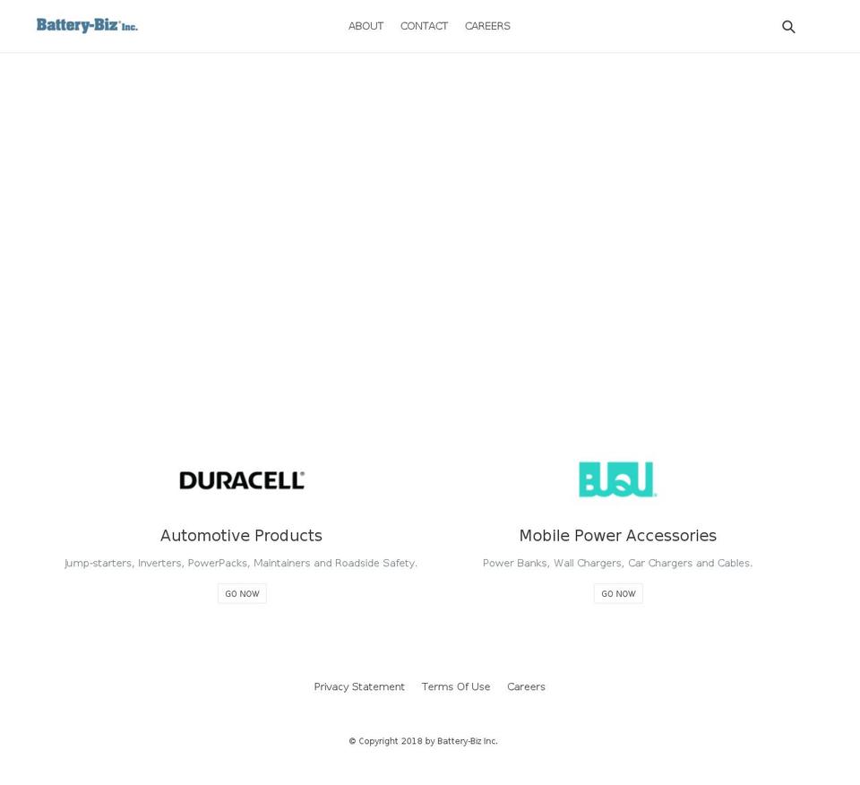 battery-biz.com shopify website screenshot