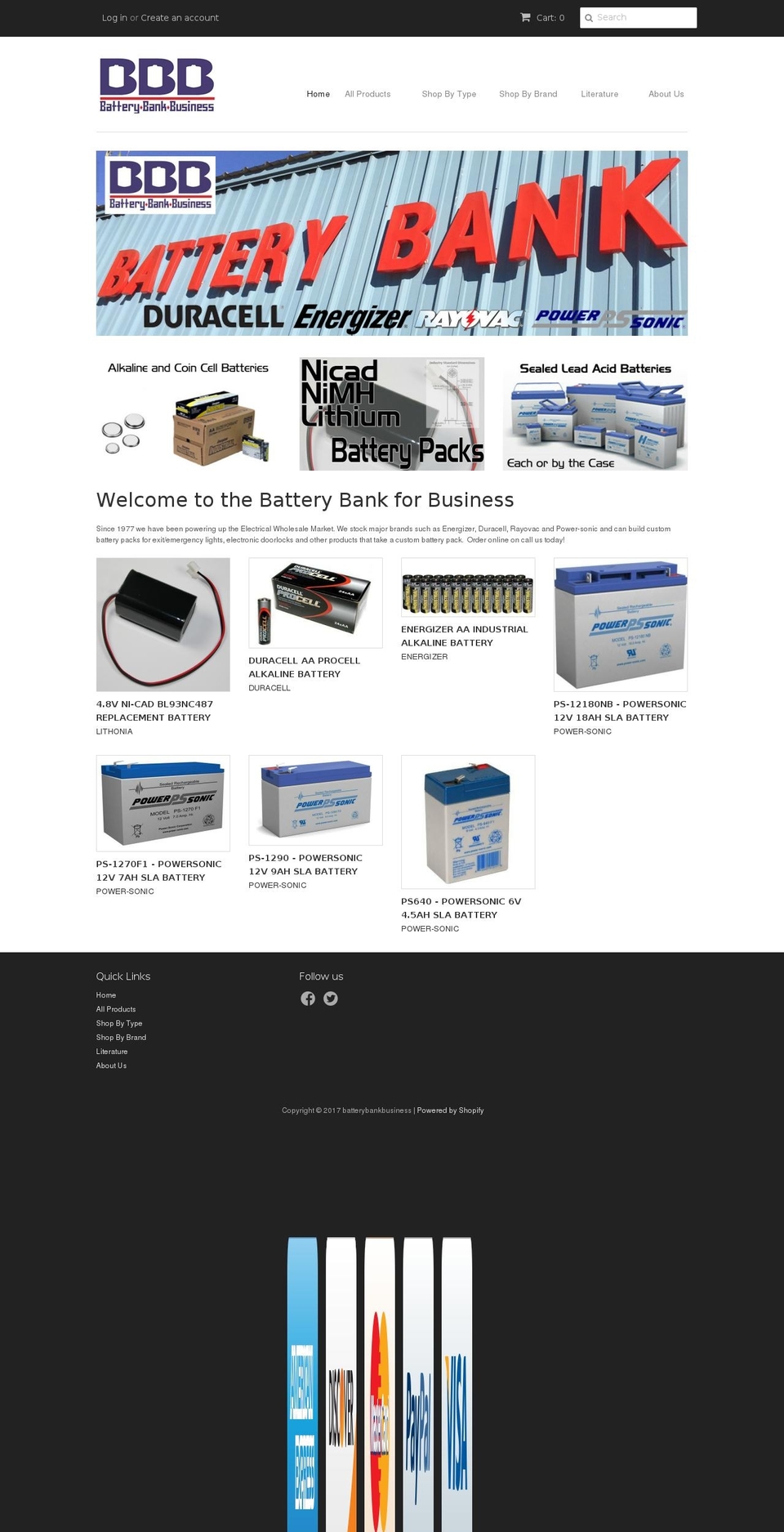 batterybankbusiness.com shopify website screenshot