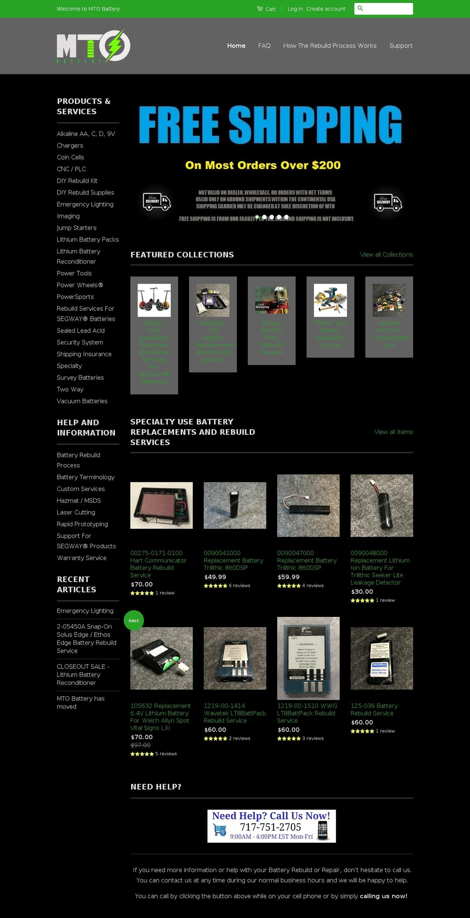 batterybuyersgroup.com — Shopify storefront screenshot
