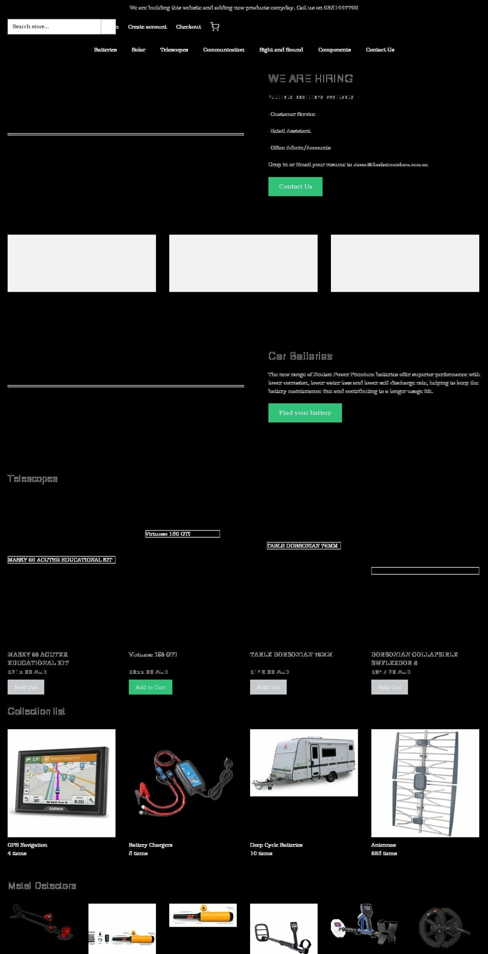 batterycentralsale.com.au shopify website screenshot