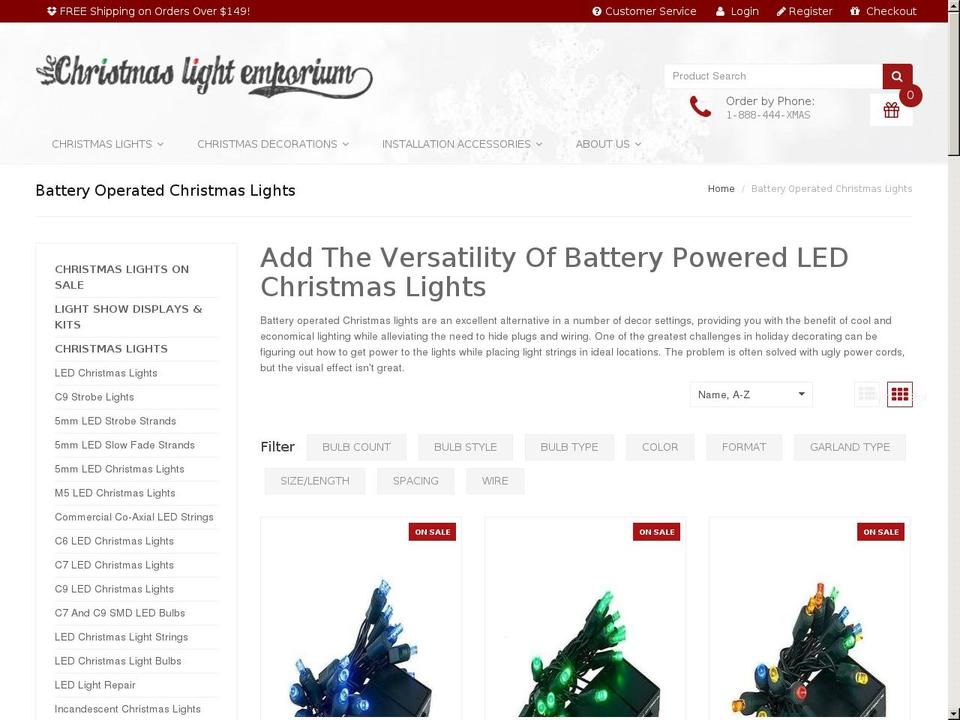 6-7-17-version Shopify theme site example batterychristmaslights.com