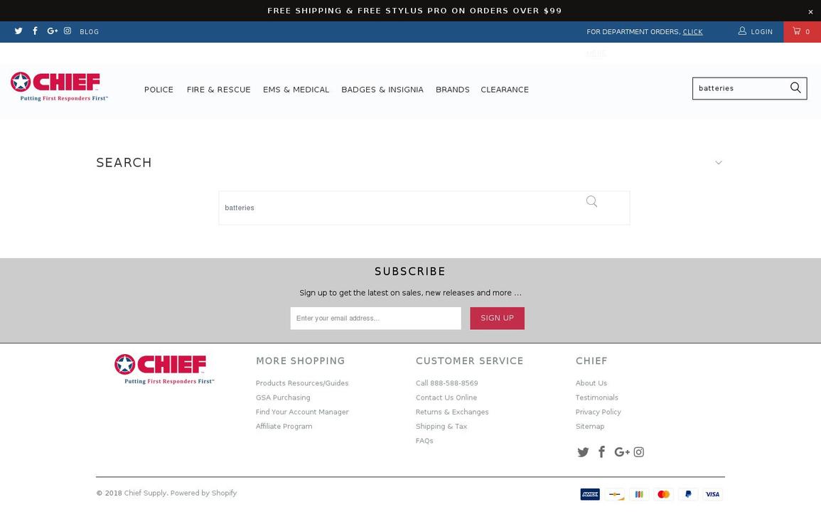 batteryfinder.com — Shopify storefront screenshot