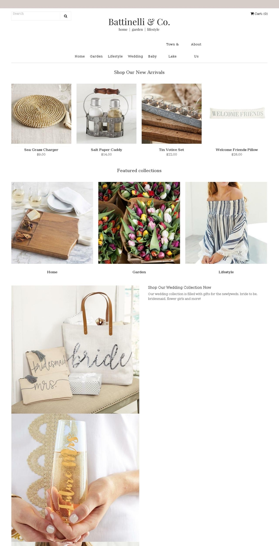 battinelliandco.com shopify website screenshot