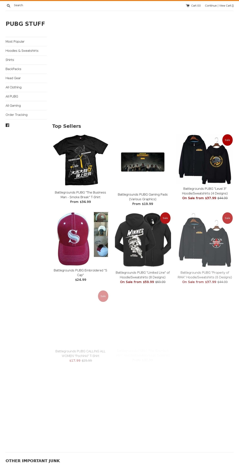 battlegroundsstore.com shopify website screenshot