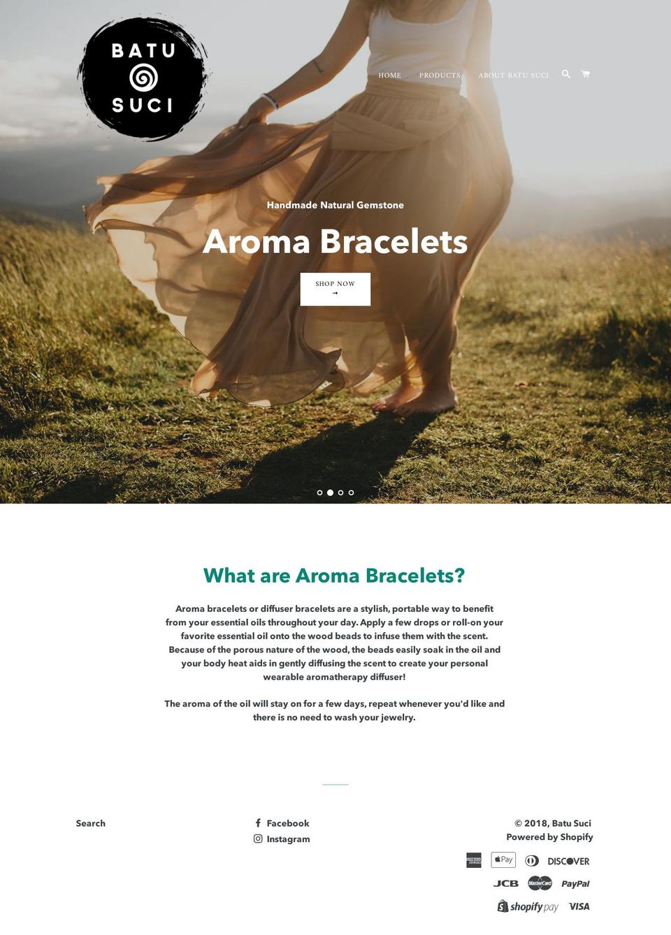 batusuci.com — Shopify storefront screenshot