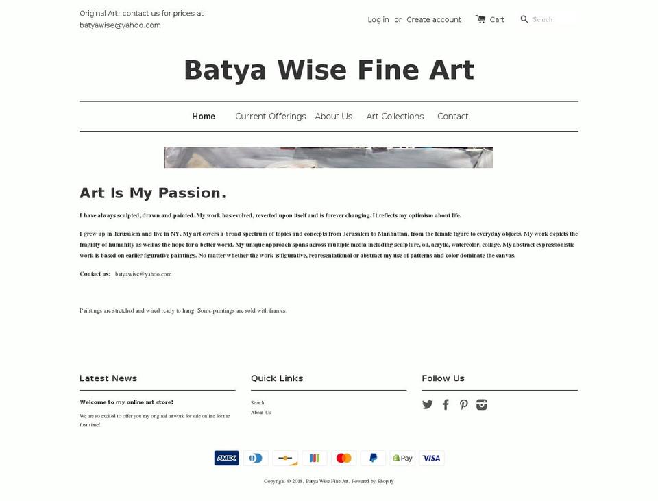 batyawise.com — Shopify storefront screenshot