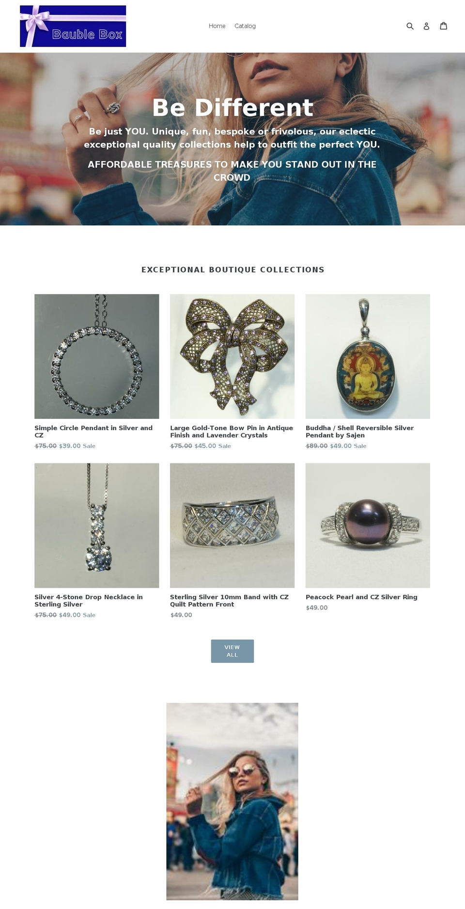 bauble-box.com — Shopify storefront screenshot