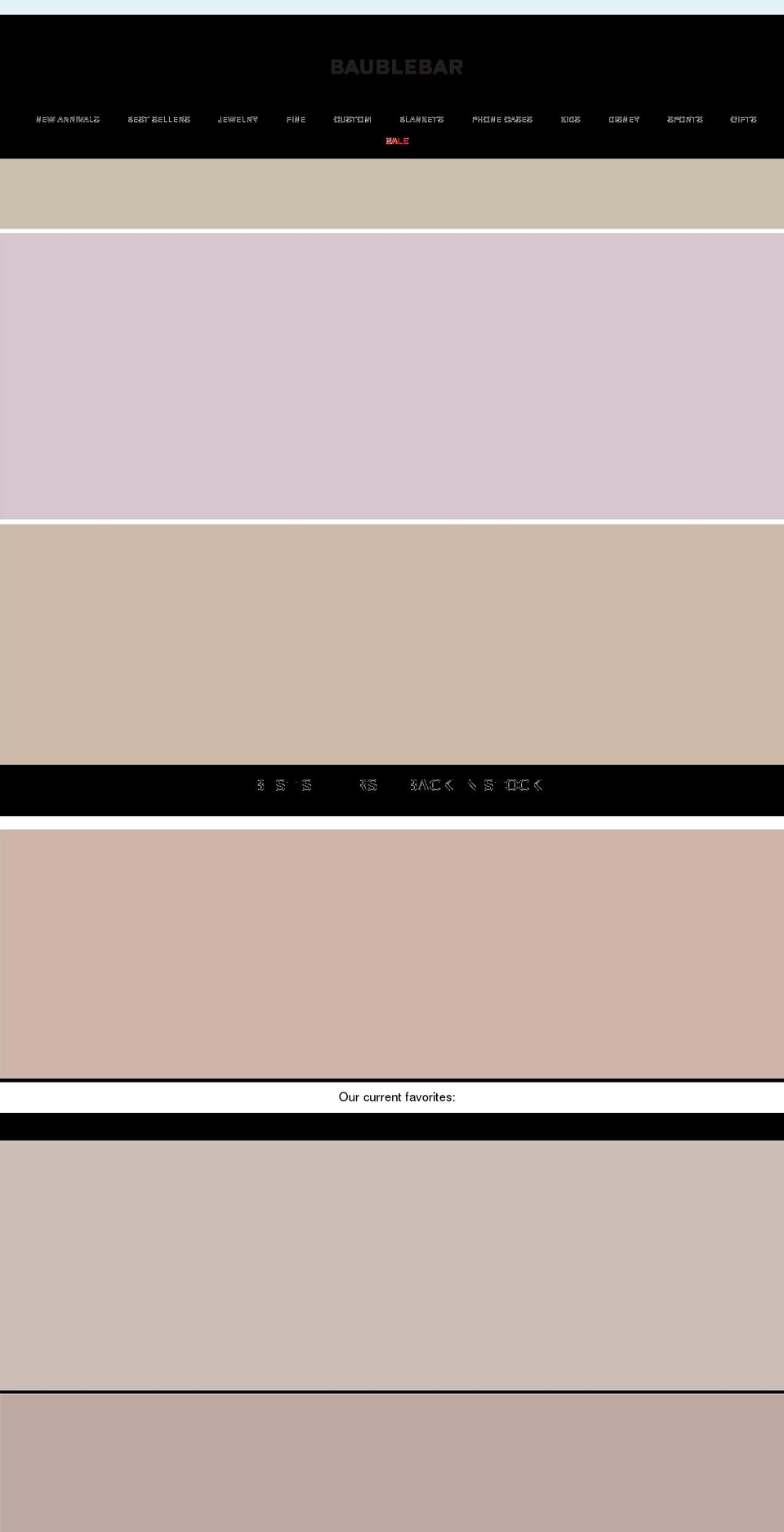 baublebar.com shopify website screenshot