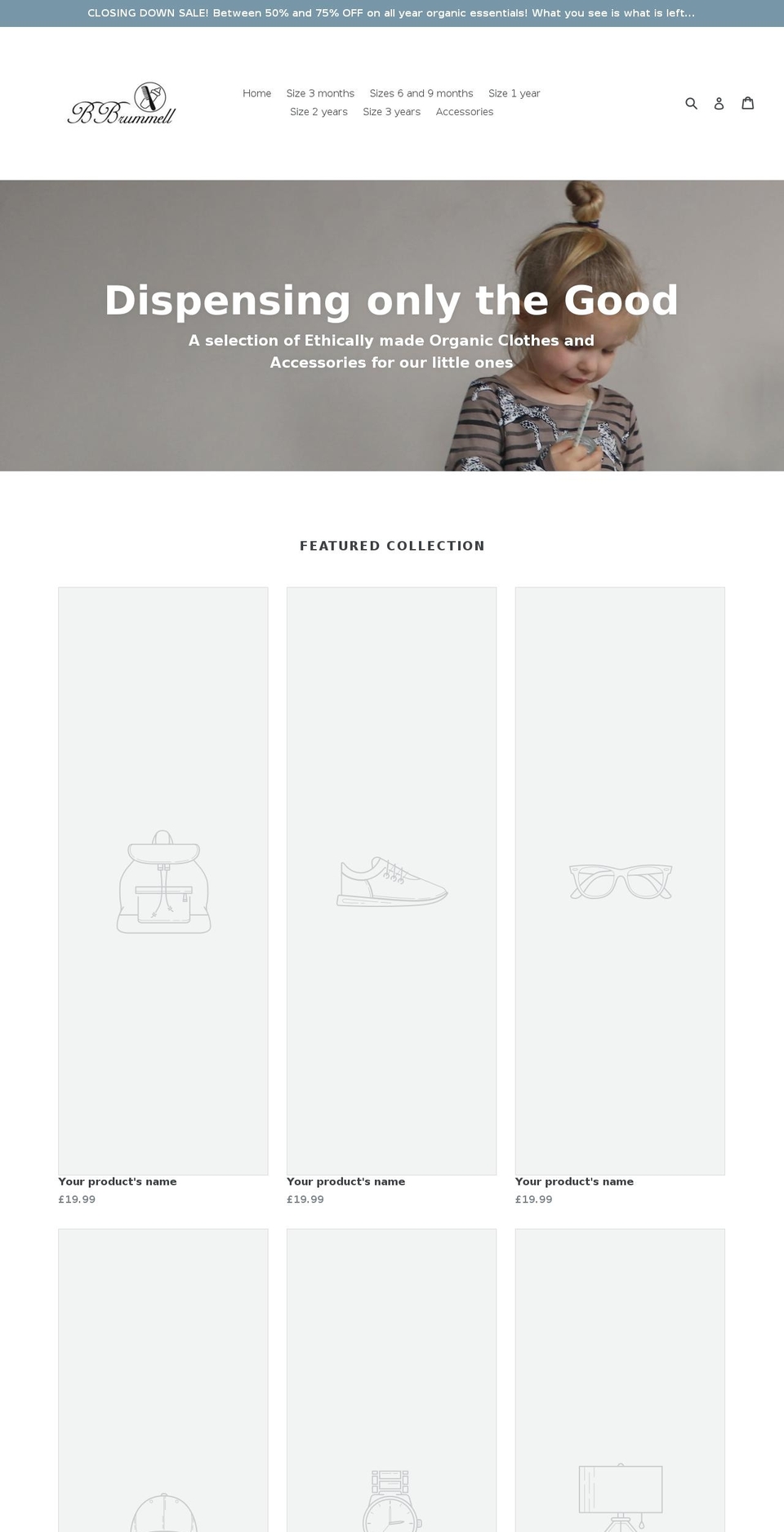 baudelaireetbrummell.com shopify website screenshot
