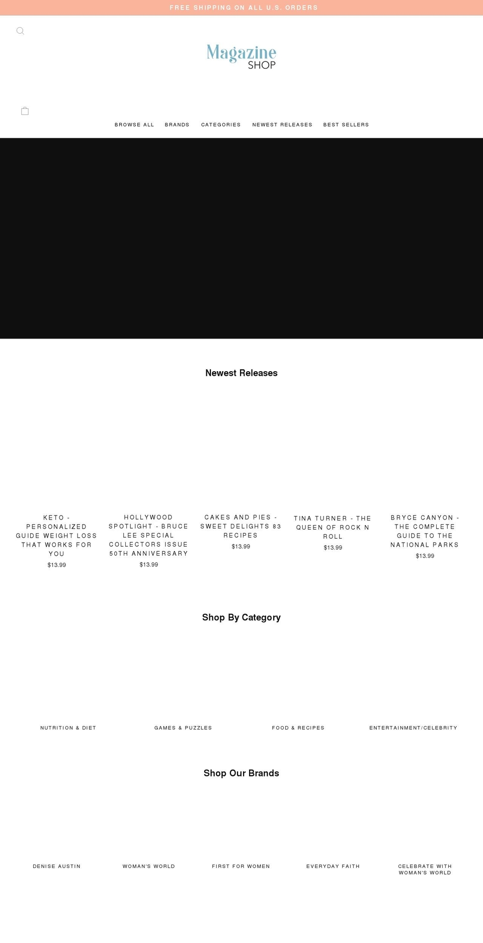 bauer-media-group.myshopify.com — Shopify storefront screenshot
