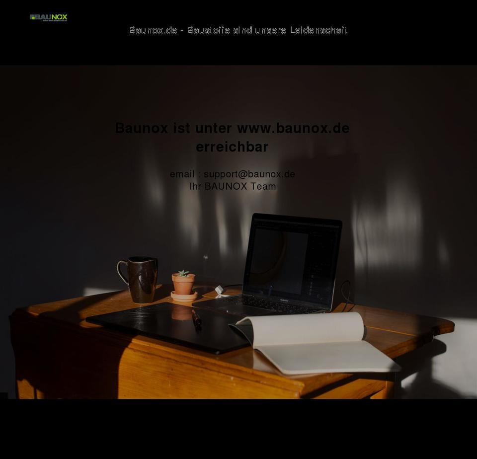 baunox24.de shopify website screenshot